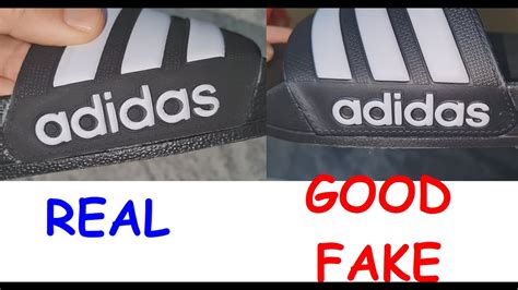 how to tell if adidas slides are fake|adidas adilette slides real.